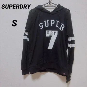 SUPERDRY [ S ] 블랙 후드티