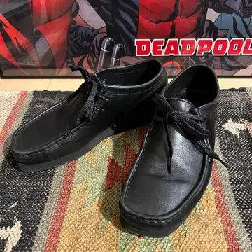 Clarks 클락스 Wallabee 2 블랙 가죽 왈라비 2