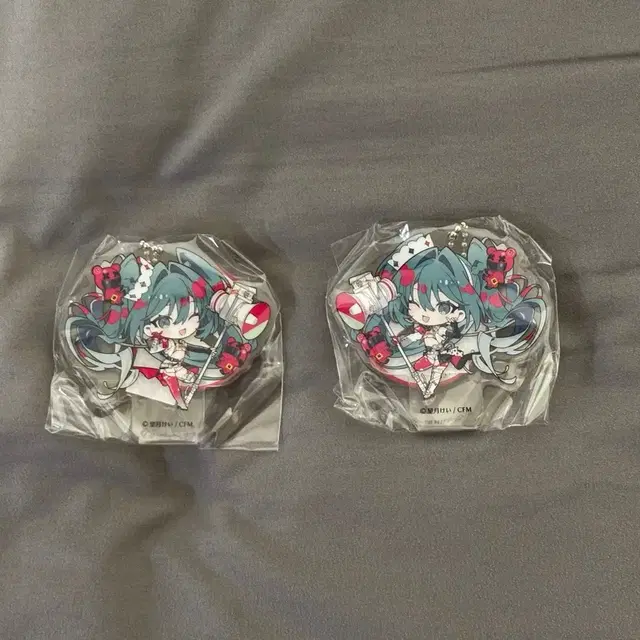 2025 레이싱 미쿠 아크릴 키링 스탠드 가챠