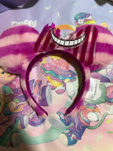 홍콩 디즈니랜드 체셔 고양이 머리띠