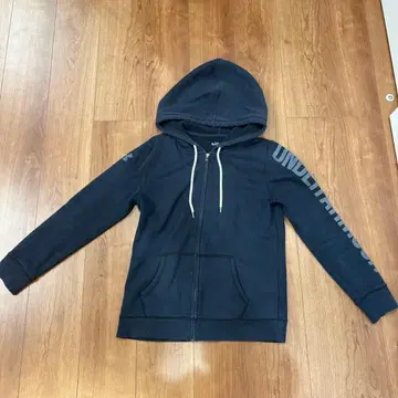 언더아머 네이비 풀 집업 후드티 MD