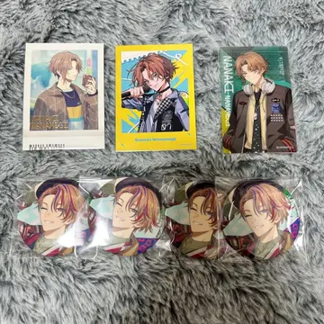 사기나나키 에이트리 18trip 캔뱃지 굿즈 세트