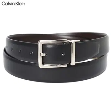 Calvin Klein 버클 비즈니스 벨트 리버서블 가죽 벨트