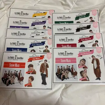 SnowMan 1stAnniversary 스티커