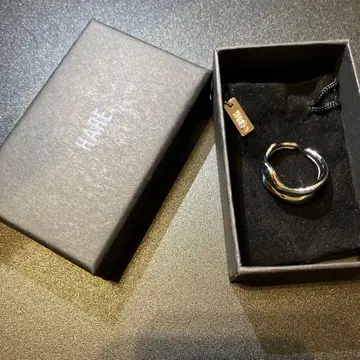 HARE 실버 오픈 반지