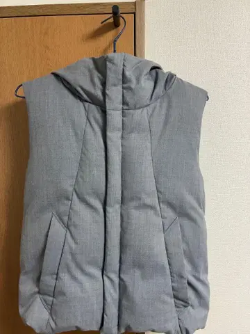 tk.takeokikuchi 다운 베스트 후드 부착