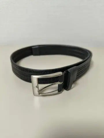 Theory 남성 스테디셀러 가죽 메쉬 벨트