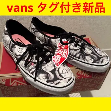 VANS 오센틱 장미 무늬