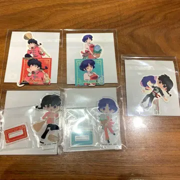 SEGA 럭키 쿠지 란마 1/2 란마 아카네 5점