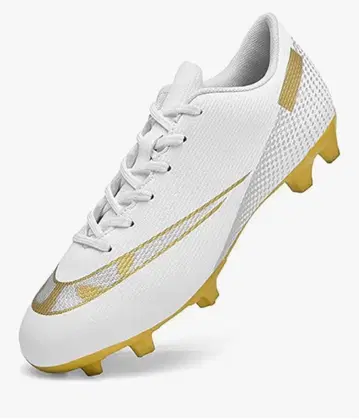 화이트/골드 축구 스파이크