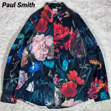 Paul Smith 긴팔 셔츠 꽃무늬 플라워 프린트 멀티 컬러 올 패턴