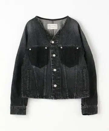 MACPHEE 노카라 데님 자켓