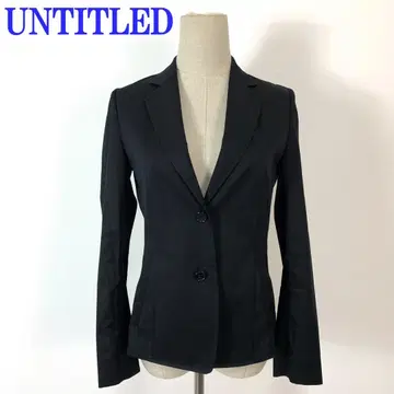 언타이틀 테일러드 자켓 블랙 코튼 2 C4834