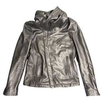 KATHARINE HAMNETT hooded leather jacket