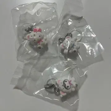 산리오 포근포근 스노우 메지루시 액세서리