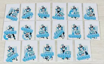 스니스트 오사데이 스티커 세트 17매