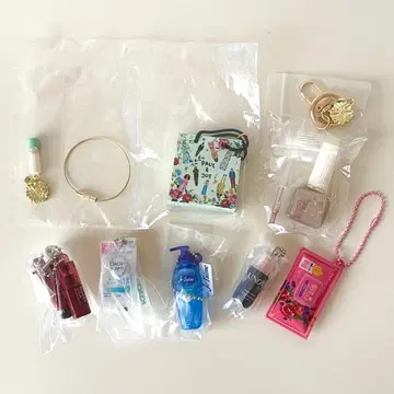 화장품 미용용품 미니어처 캡슐 토이 가챠가챠 묶음 판매 7종 세트