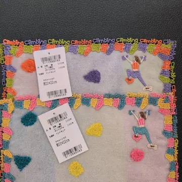 친택 레이스 볼더링 타월 손수건 핑크MIX & 오렌지MIX