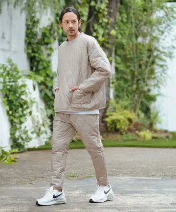 CAMBIO 퀼팅 자켓 팬츠 세트