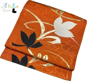 [ J11*109 ] 나고야 오비 나고야 제 오렌지 336cm 무료배송