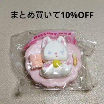 KUNA 스퀴즈 비스킷도그 화이트 도그