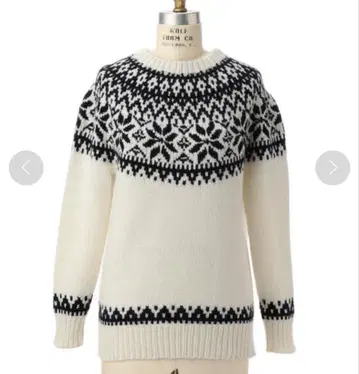 노르딕 무늬 니트