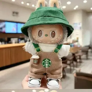 Labubu 봉제 인형 의상 유니폼 4종 세트