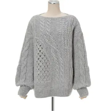 mame kurogouchi 케이블 니트