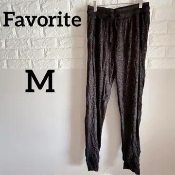 [ Favorite ] M 조거 팬츠 블랙 헤더