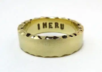 놋쇠제 측면을 깎아내어 반짝이는 텍스처 반지, 가는 타입