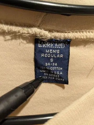 Lands' End 베이지 S 미국제 USA제 랜드스엔드