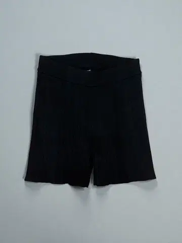 SeaRoomlynn 블랙 리브 숏팬츠