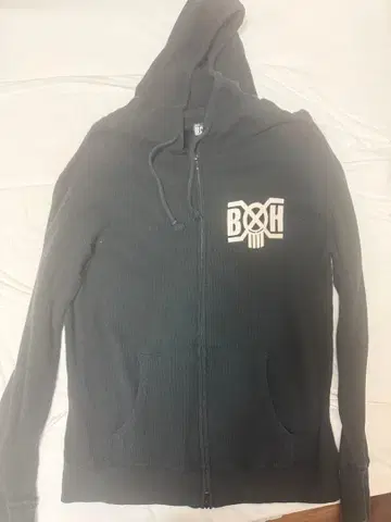 Bounty Hunter 블랙 풀 집업 후드티