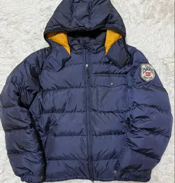 Eddie Bauer 다운 자켓 로고 와펜 더블 지퍼