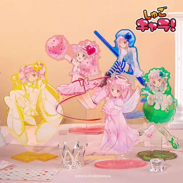 캐릭캐릭체인지 애뮬릿 아크릴 스탠드 히나모리 아무 캐캐체 굿즈