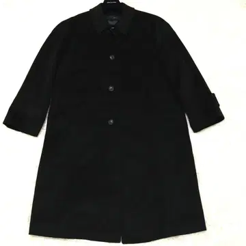 TAKAQ 타카큐 고급 캐시미어 100% 롱 코트 블랙 L