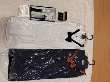 턱시도 세트 화이트 네이비