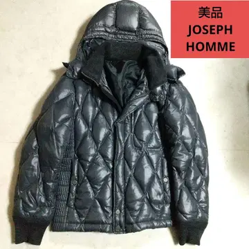 새상품급 JOSEPH HOMME 다운 자켓 그레이 후드 포함 48