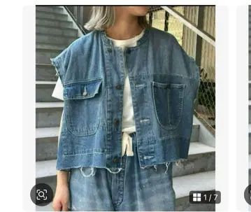 [ etsinta/에신타 ] 데님 숏 베스트