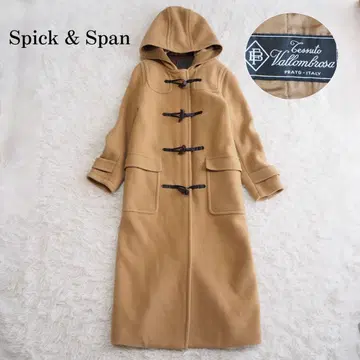 새상품급 스픽 앤 스팬 이탈리아 원단 바론블로섬 더플 코트 롱
