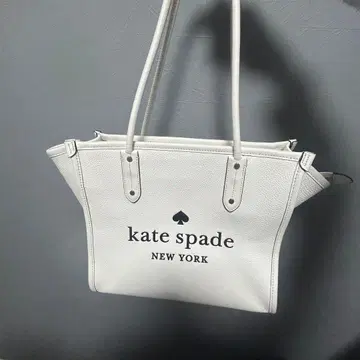 [컨디션 최상] kate spade 화이트 토트백
