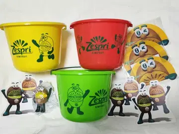 제스프리 키위 브라더스 양동이 3종 & 피규어 세트