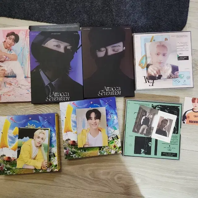 세븐틴 앨범 일괄판매합니다(7장)