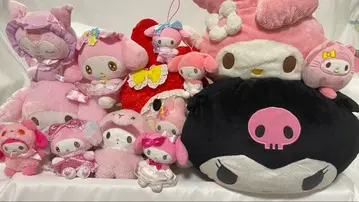 산리오 마이멜로디 쿠로미 봉제 인형 묶음 판매