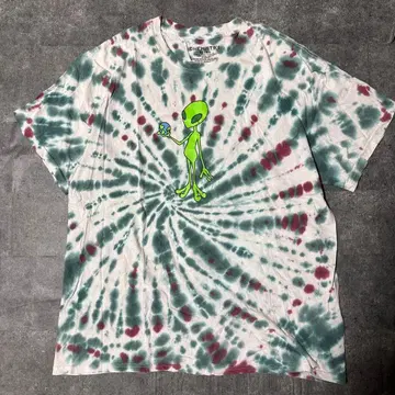 CHEMISTRY ALIEN 빈티지 타이다이 T셔츠