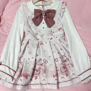 LIZLISA Afternoontea 패턴 셋업 핑크