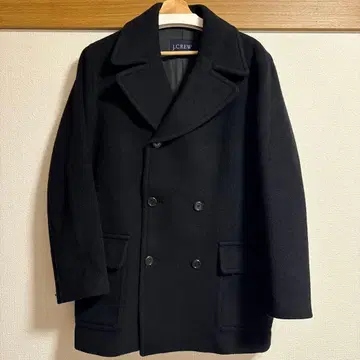 J.Crew 블랙 울 피코트