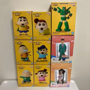 신차원! 짱구는 못말려 카스카베 방위대 노하라 일가 가족 사진 피규어