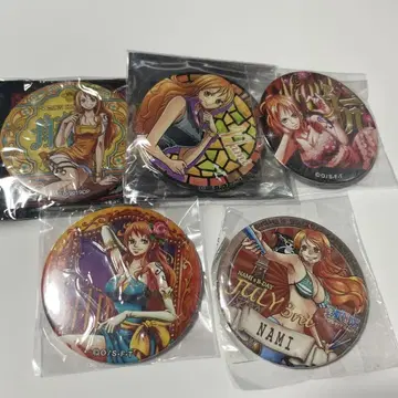 원피스 도쿄 타워 동료 캔뱃지 나미 세트 할로윈 벌스데이 스탬피드