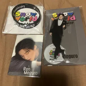 Ren Meguro 아크릴 스탠드&카드 세트